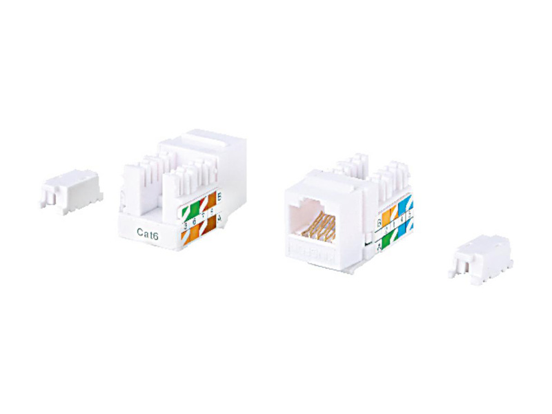 六类90度非屏蔽RJ45模块